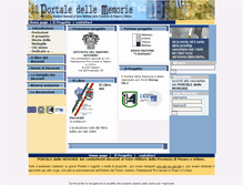 Tablet Screenshot of portalememorie.it